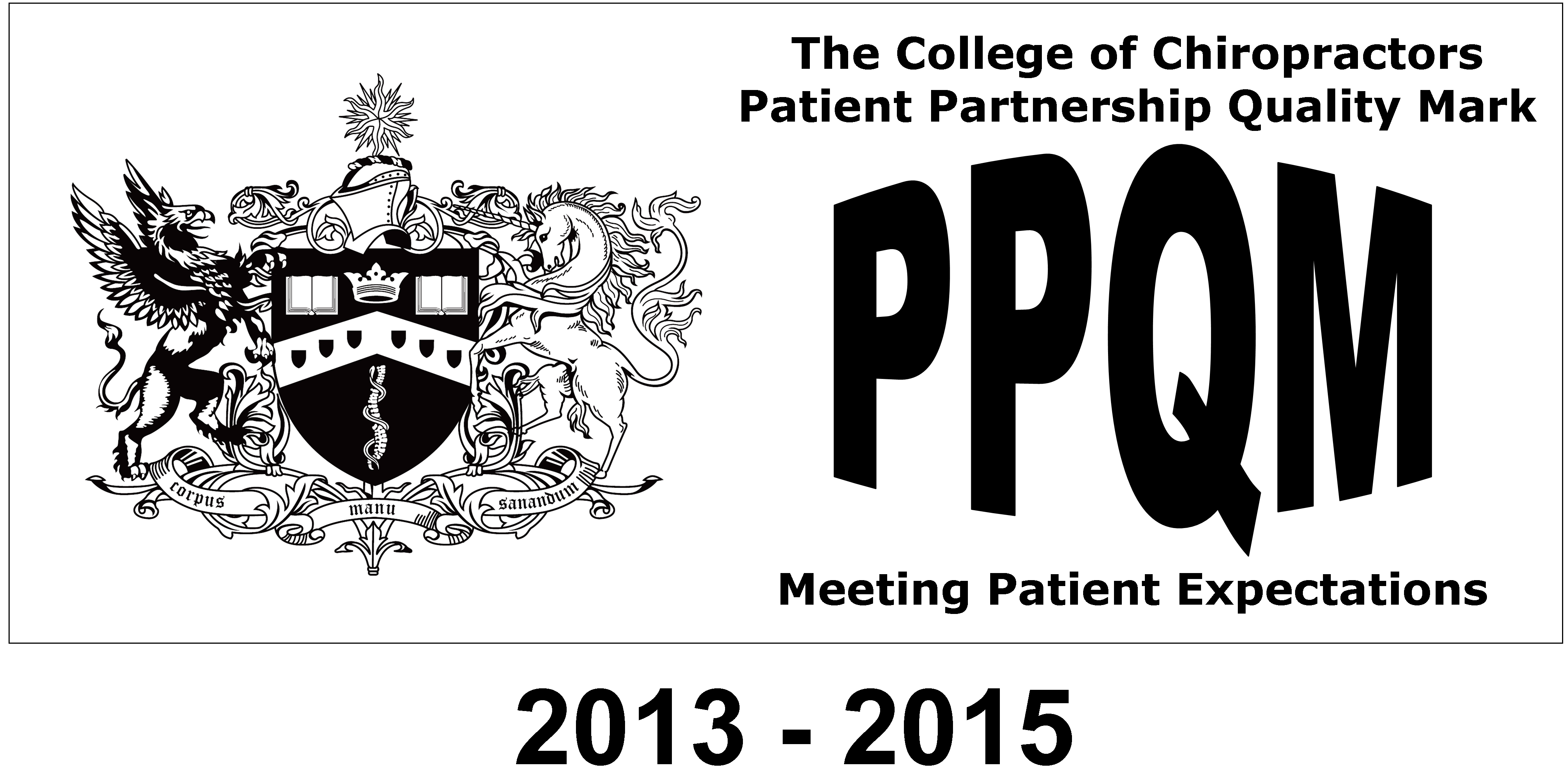 The College of Chiropractors PPQM 2013-2015